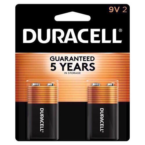 Battery, 9 V Battery, Alkaline, Manganese Dioxide - Pair