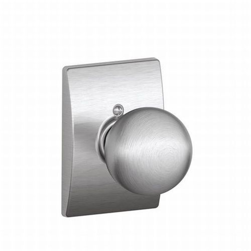 Orbit Knob with Century Rose Half Dummy Satin Chrome Finish