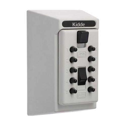 Kidde 001001 AccessPoint Key Safe, Combination Lock, Assorted, 2-1/2 in L x 5-3/4 in W x 8-3/4 in H Dimensions