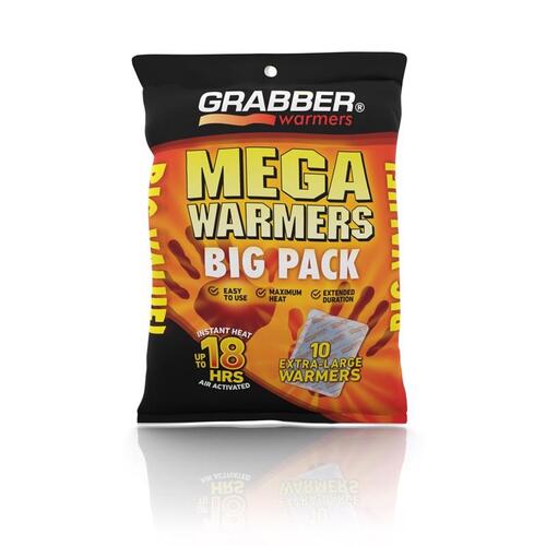 Grabber Warmers MWES10 12-Hour Hand Warmers, 10-Pack