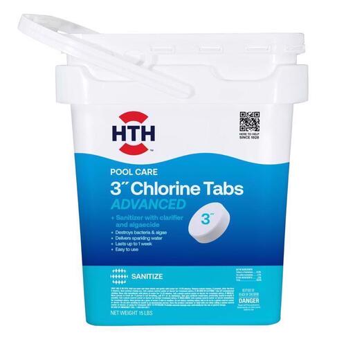 Chlorinating Chemicals Pool Care 3" Tablet 15 lb