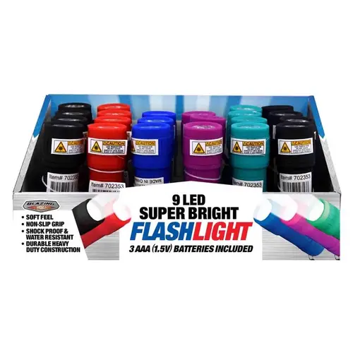 Flashlight Assorted LED AAA Battery Assorted