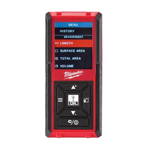 Laser Distance Meter 4.2" L X 1.9" W 150 ft. Red Red