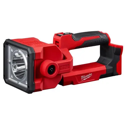 Milwaukee 2354-20 Search Light, LED Lamp, 1250 Spot Flood Mode, 1000 Flood Mode, 600 Spot Mode, 1200 Strobe Mode Lumens Red