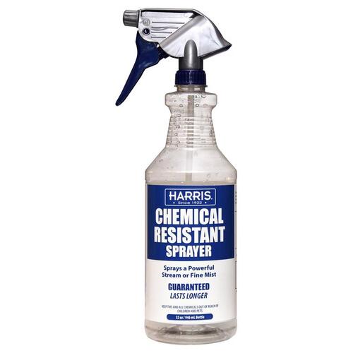 Harris CR-32 Spray Bottle Chemical Resistant 32 oz Mister/Sprayer
