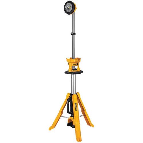 DEWALT DCL079B Cordless Tripod Light, 20 V, LED Lamp, 3000 Lumens