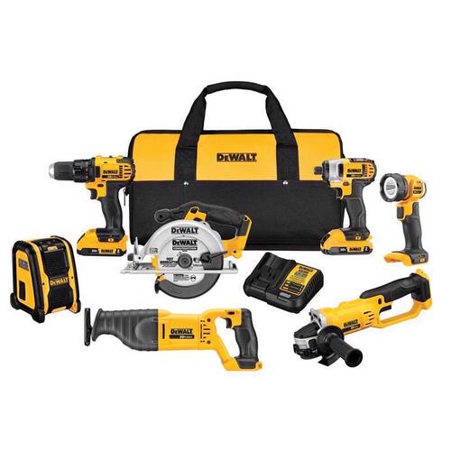 Combo Kit 20V MAX 20 V Cordless Brushed 7 Tool