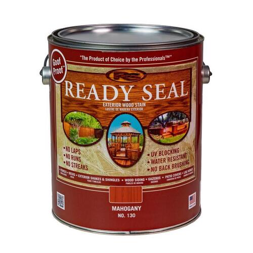 Ready Seal 130-XCP4 Stain and Sealer, Mahogany, 1 gal, Can - pack of 4