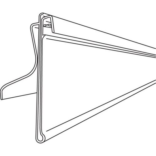 Kinter 108857-ACE Base Deck 1.25" H X 0.32" W X 48" L Clear Shelf Plastic Clear