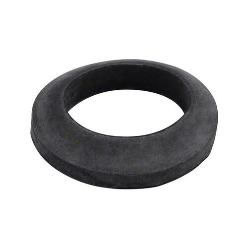 Toilet Tank Bowl Washer, 2-1/4 in ID x 3-5/16 in OD Dia, Sponge Rubber Black