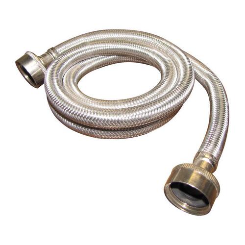 Plumb Pak PP23821 Washing Machine Hose 3/4" FHT X 3/4" D FHT 4 ft. Stainless Steel