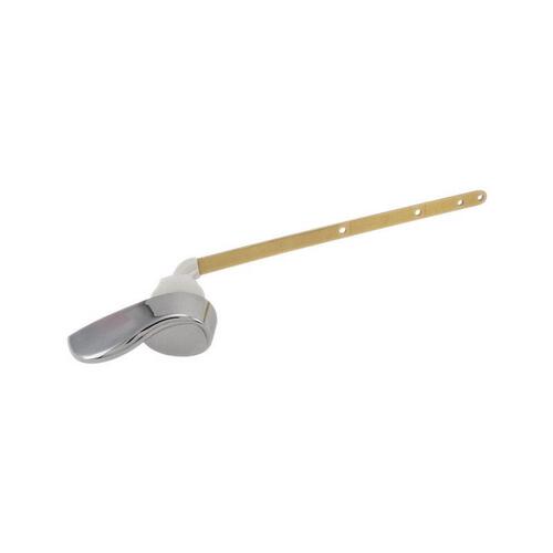 Toilet Flush Lever, Brass, For: All Toilet Tank Lever Chrome Plated