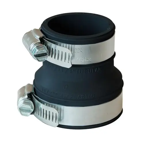 Drain Trap Connector, 1-1/2 in, PVC, 4.3 psi Pressure