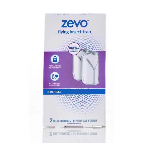 Zevo 83535452 Replacement Stake Clips 4" W X 7" L White White Pair