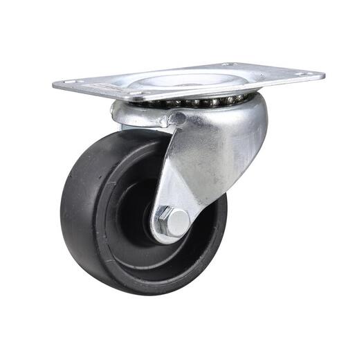 Caster 3" D Swivel Polyurethane 210 lb Black