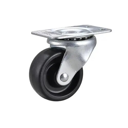 Caster 2" D Swivel Polyurethane 125 lb Black