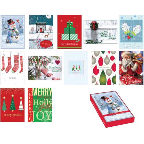 Paper Images CBC412CD Boxed Cards Christmas Multicolored