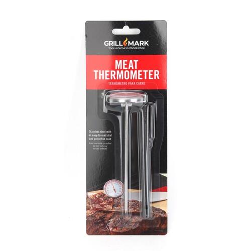 Meat Thermometer Instant Read Dial Silver