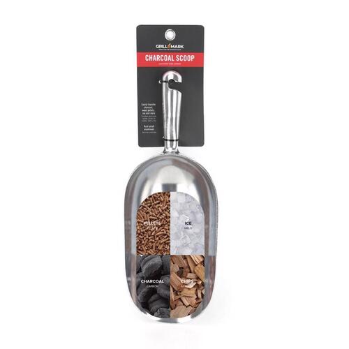 Grill Mark 40404ACE Charcoal/Pellet Scoop Aluminum Silver Silver