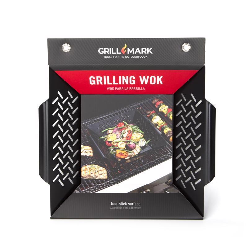 Grill Mark 00124ACE Wok Topper Steel 12" L X 12" W Gray