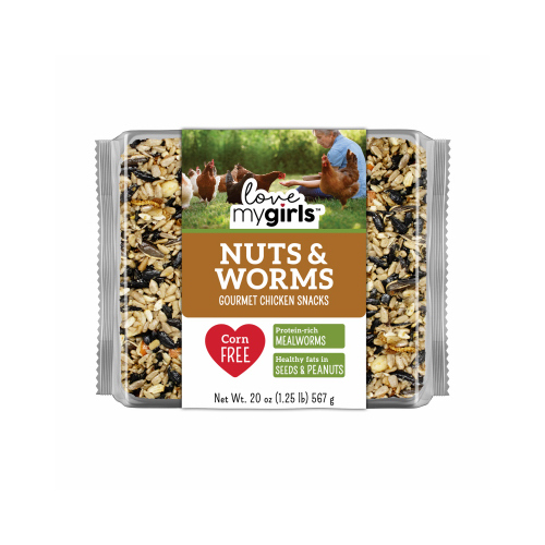 Nuts & Worms Bird Seed Cake, 20 oz.