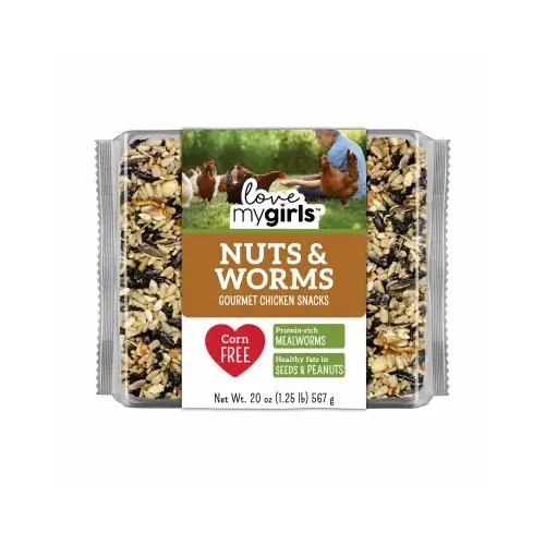 Nuts & Worms Bird Seed Cake, 20 oz.