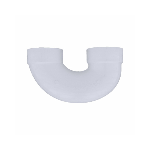 Charlotte Pipe PVC 00700  1200HA DWV Return Bend, White, 4 In.