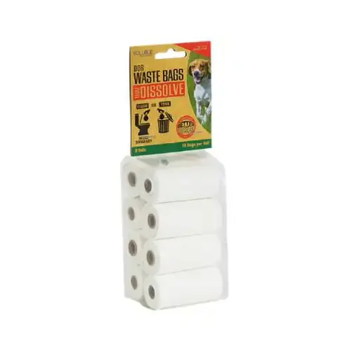 ABCO PRODUCTS ABCO PETBAG-80 Dog Waste Poop Bags, 8 Rolls, 80-Ct.