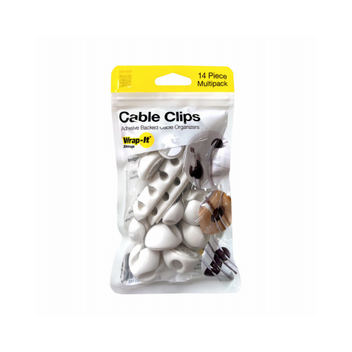 WHT Cable Clips  pack of 14