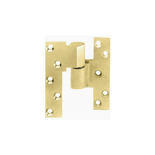 Right Hand 3/4 Offset Intermediate Pivot Satin Brass Finish