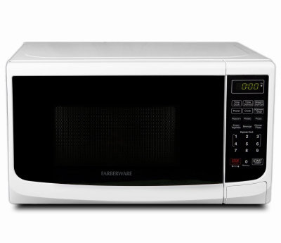 Farberware FMO07ABTWHA Microwave Oven, 0.7 Cu. Ft., 700 Watt, White