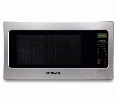 Farbarware FMO22ABTBKA Microwave Oven, Stainless Steel, 2.2 Cu. Ft., 1200 Watt