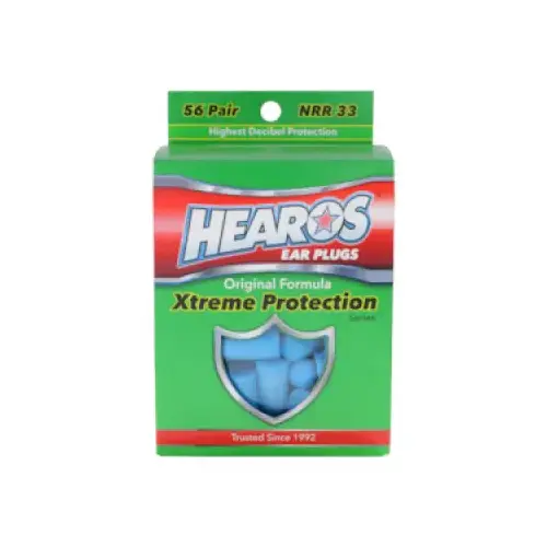 Hearos 5656 Xtreme Protection Ear Plugs, NRR 33, 56 Pair