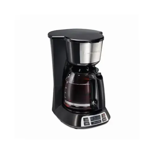 Coffee Maker 12 cups Black/Silver Black/Silver