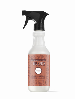 LIFESTYLE BRANDS 12015 Holiday Multi Surface Cleaner, Gingerbread Scent, 16 oz. Spray