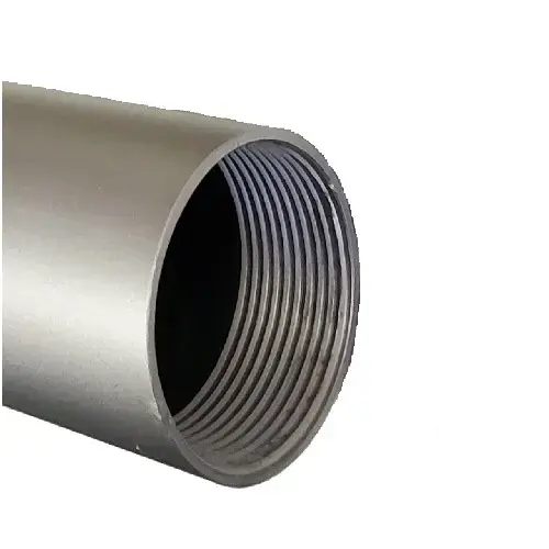 1-5/16" Aluminum Tube-dull chrome- 4 Foot-Threaded