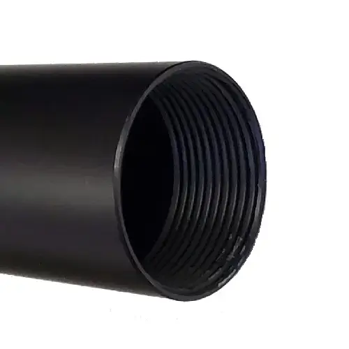 1-5/16" Aluminum Tube-matte black tube-4 Foot-Threaded