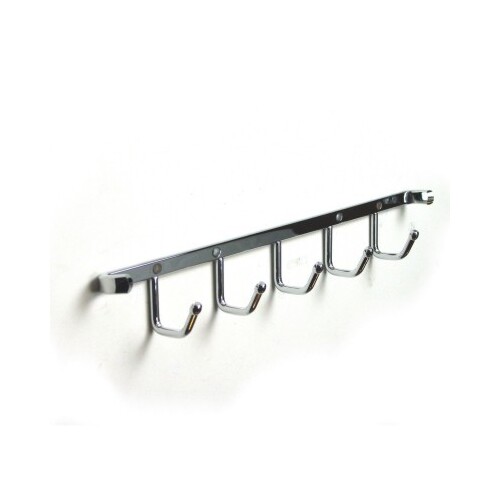 Belt rack, polished chrome