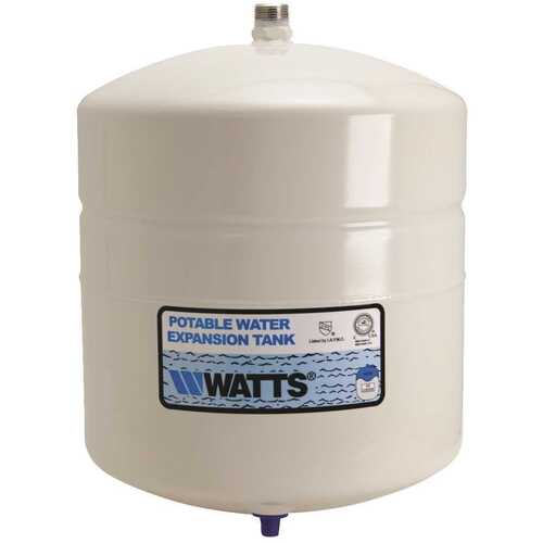 Watts PLT-12 4.5 Gal. Lead Free Potable Water Expansion Tank, Model #Plt-12, Stainless Steel Nipple