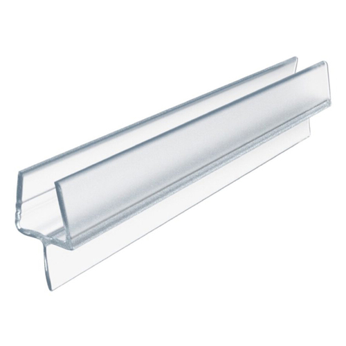 One-Piece Bottom Rail With Clear Wipe For 1/2" Glass - 95" Stock Length - pack of 10