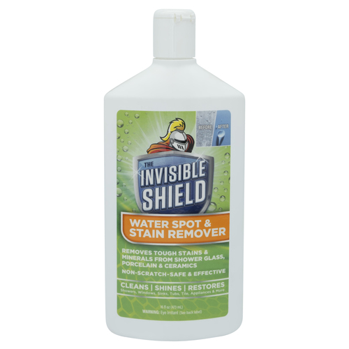Invisible Shield Water Spot and Stain Remover for Glass, 16 oz