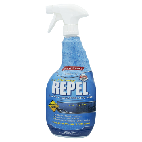 Repel Eco Friendly Auto Glass Cleaner and Repel, 25 oz