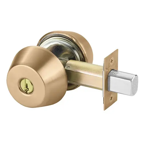 Deadbolt Satin Bronze Clear Coated