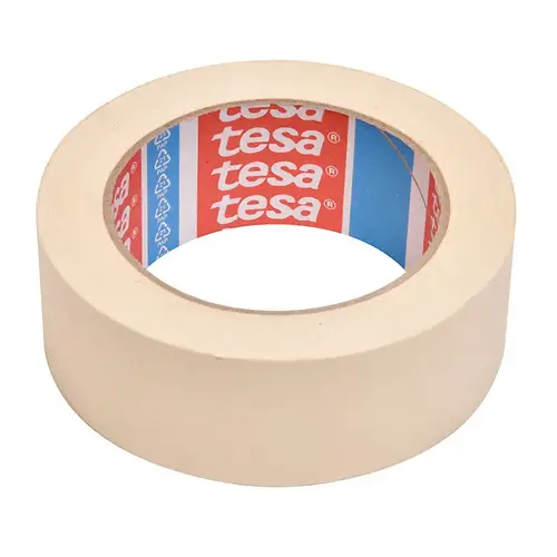 TESA 1-1/2" (36mm) Wide Multi-Purpose Masking Tape Tan