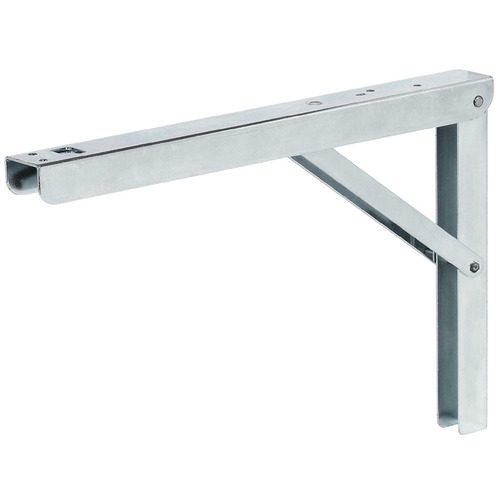 Bracket, Folding, steel 300.00 mm 25.00 mm 200.00 mm 30.00 mm Dimensions (AxBxC): 300 x 30 x 200 mm, galvanized Zinc plated