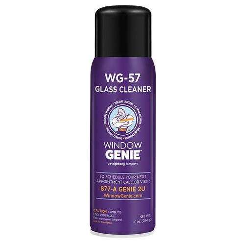 Window Genie Private-Label 10oz. Foam Glass Cleaner with Black Cap Case 12 Can Per Case Ammonia And Streak Free