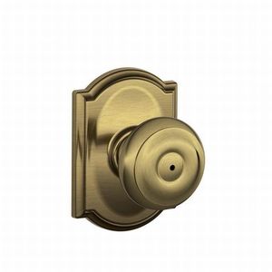 Schlage F40 ACC 716 Cam Camelot Collection Accent Privacy Lever, Aged Bronze