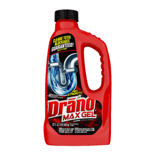 DRANO 694768 Drano Max Gel Clog Remover, 32 oz. Bottle - pack of 12