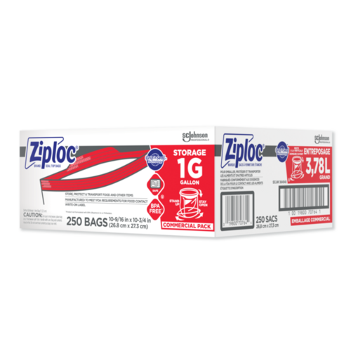 SC Johnson Professional Ziploc Brand Storage Bags, 0.00220462