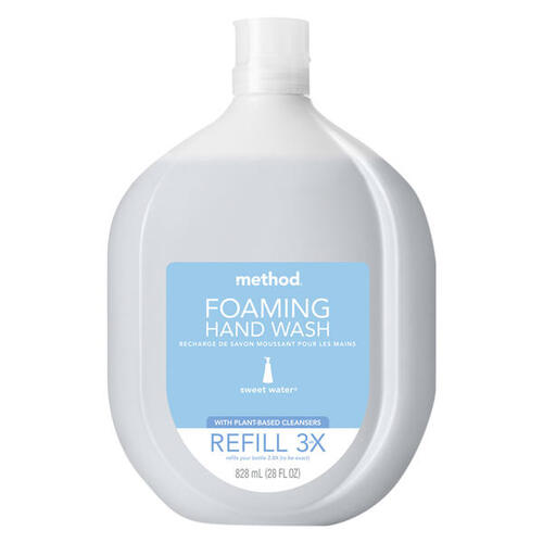 Method Foaming Hand Wash - All Fragrances, 28 oz. Refill Bottle - Sweetwater - pack of 4